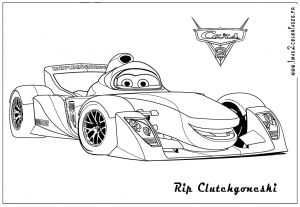 Cars 2 coloring pages to print for kids
