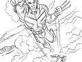 Free X Men coloring pages